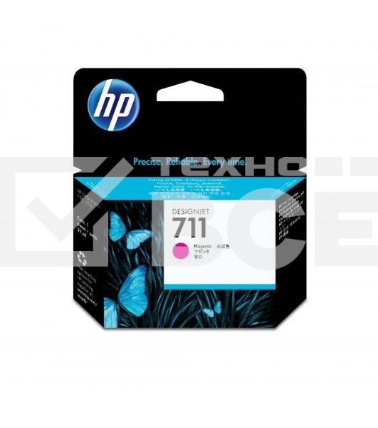 Картридж струйный HP №711 CZ131A пурпурный для HP DJ T120/T520 (29мл)
