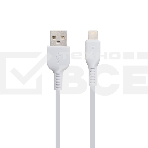 Кабель USB 2.0 hoco X13, AM/Lightning M, белый, 1м, фото2