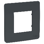 Рамка 1-м UNICA STUDIO антрацит SchE NU200254, фото 1