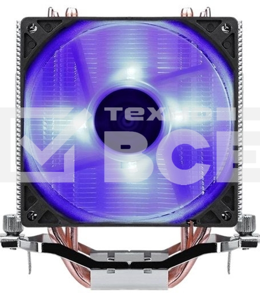 Кулер для процессора AeroCool / Formula Verkho 4 Lite серебристый, 90 мм, алюминий/медь, 2000 об/мин, 27 дБ, 4 pin, 125 Вт, 135 мм