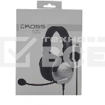 Наушники KOSS SB-45 USB {Гарнитура, закрытого типа с электретным микрофоном и VC,част. 18-20000 Гц,импеданс 100 Ом, чувствительность 103 дБ, шнур 2,4м, USB-подключение к ПК}, фото 1