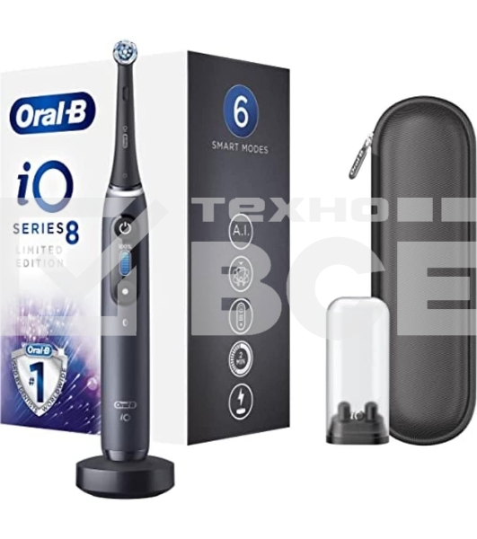 Электрическая зубная щетка Oral-B iO Series 8 Limited Edition Onyx черный