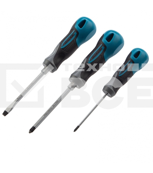 Набор отверток Gross 12167 комбинированный 3 шт, S2, трехкомпонентная рукоятка