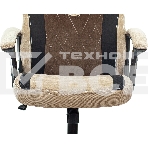 Кресло игровое Бюрократ VIKING 6 KNIGHT BR FABRIC коричневый, крестовина металл/пластик, фото23