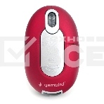 Мышь беспроводная Gembird MUSW-605 красный, 1200 dpi, радиоканал, USB, кнопки - 3, фото3