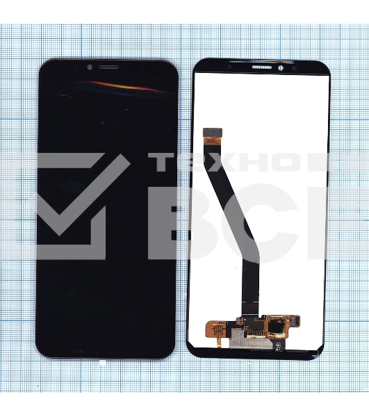 Дисплей для Huawei Honor 7A Pro Honor 7C  Y6 2018 Y6 Prime 2018 черный