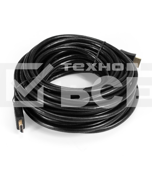 Кабель HDMI ExeGate EX-CC-HDMI2-10.0 (19M/19M, v2.0, 10м, 4K UHD, Ethernet, позолоченные контакты)