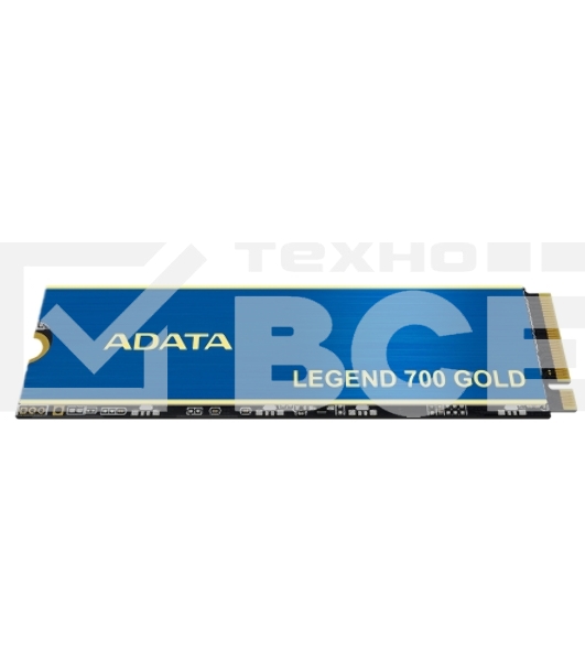 Накопитель SSD ADATA LEGEND 700 GOLD, 2Tb, PCIe 3.0 x4, M.2 2280, NVMe, R/W 2000/1600, с радиатором