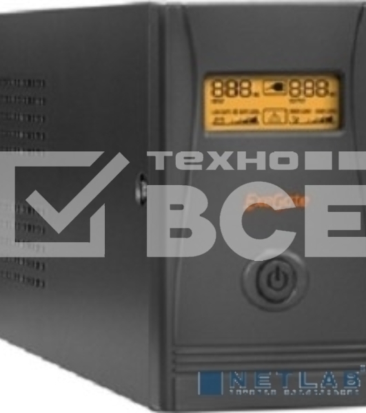 Источник бесперебойного питания ExeGate EP285476RUS Power Smart ULB-850.LCD.AVR.C13.RJ.USB <850VA/480W, LCD, AVR, 4*IEC-C13, RJ45/11, USB, Black>