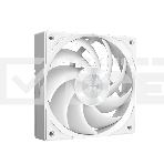 Кулер для корпуса PCCooler F5R120 белый (120x120x25mm, 4-pin PWM, 86.73CFM, 32dBA, 2200RPM), фото8