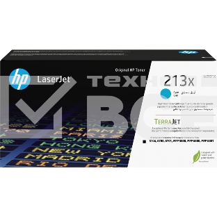 Картридж лазерный HP 213X Голубой High Yield Original LaserJet Toner Cartridge