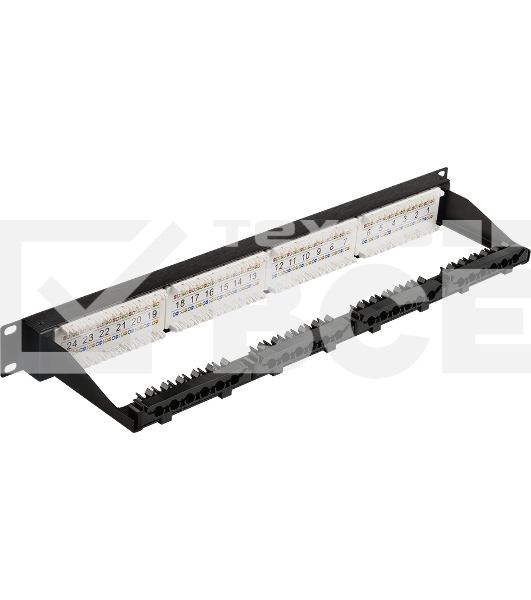 Патч-панель Lanmaster LAN-PPN24U5E 19