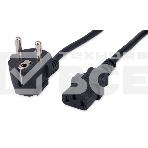 Кабель питания Гарнизон GPC-186-1-1.8M, Schuko-C13, 3x1.0 мм2, 16A, CCA, с заземлением, 1.8 м, черный, пакет, фото4