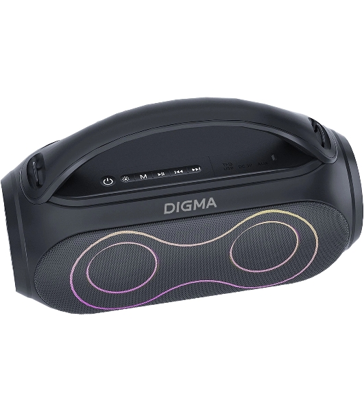 Колонка портативная Digma D-PS1532 черный 60W 2.0 BT 10м 3600mAh (PS1532B)