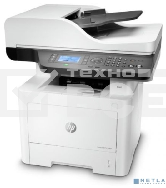 МФУ лазерное HP Laser MFP 432fdn (7UQ76A), А4, ч/б, печ. 40 стр/мин., скан. до 24 стр/мин. (ч/б) 12 стр/мин. (цвет), 1200 x 1200 dpi, Ethernet (RJ-45), USB