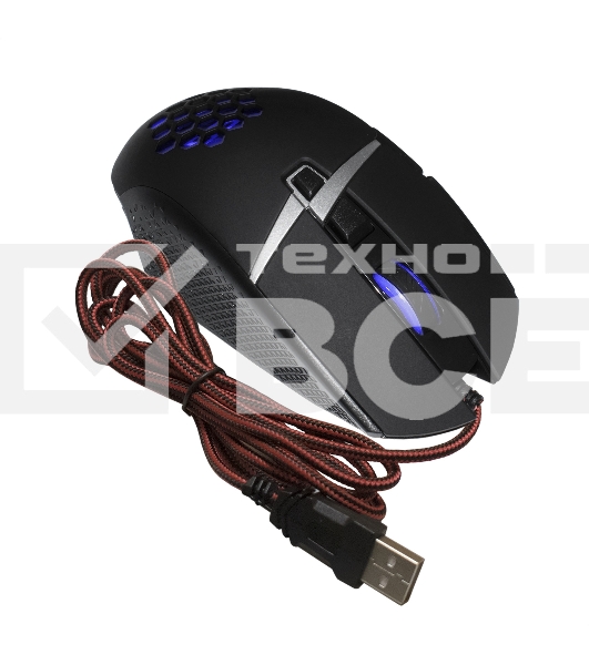 Мышь проводная ExeGate Gaming Standard Laser GML-14 черный, 4000 dpi, USB, кнопки - 8