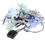 Гирлянда светодиодная Neon-night Снежинки большие 5м, 20LED, IP20, прозрачный провод, свечение мульти (RG/RB), мигание, 230В, фото9
