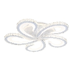 Потолочный светодиодный светильник Ambrella light FA1703/5 WH/CH белый/хром 149W 3000K-6400K 540*540*90 (ПДУ РАДИО 2.4G), фото9