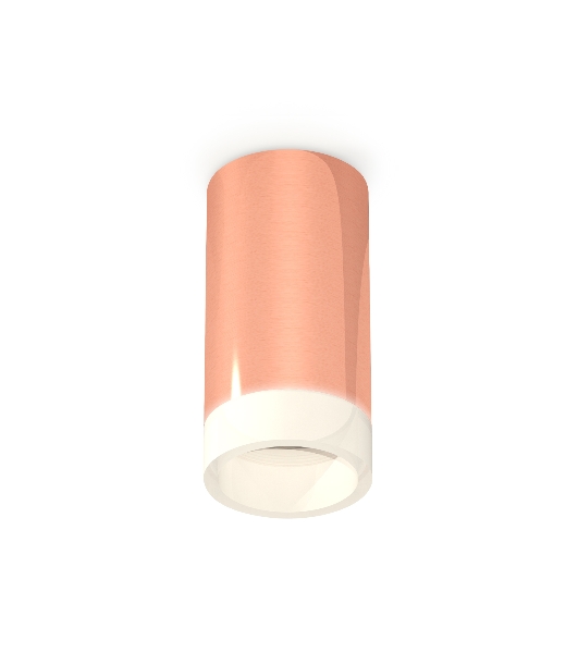 Светильник Ambrella Light XS6326021 PPG/FR золото розовое полированное/белый матовый MR16 GU5.3 (C6326, N6248)