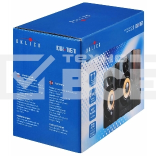 Колонки Oklick OK-161 2.0 темное дерево 6Вт