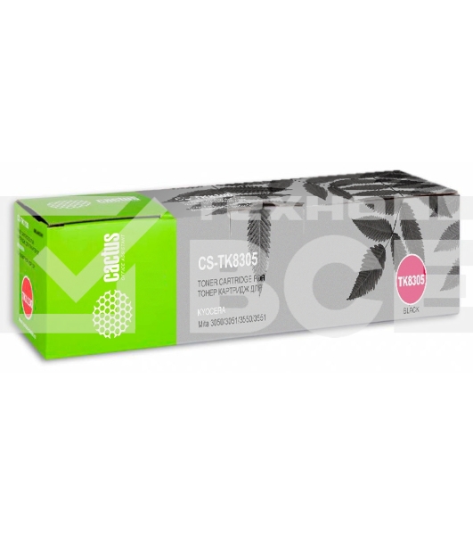 Картридж лазерный Cactus CS-TK8305 черный (25000 стр.) для Kyocera Mita 3050/3051/3550/3551