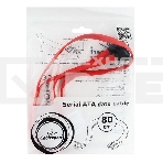 Кабель интерфейсный SATA Cablexpert CC-SATAM-DATA90-0.8M, 80см, угловой разъем, 7pin/7pin, защелка, пакет, фото4