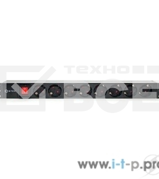 Аксессуар 5bites Блок розеток PDU819P-08 8S, PVC, SWITCH, 1U, 19'