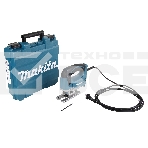 Лобзик Makita JV0600K Лобзик,в\рук, {650Вт,500-3100об\м,ход-23мм,рез-90мм,2.4кг,чем,3маятн+1}, фото7