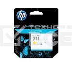 Картридж струйный HP №711 CZ132A желтый для HP DJ T120/T520 (29мл), фото4