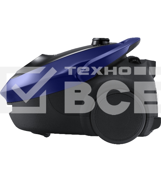 Пылесос Samsung VC20M251AWB синий, 460/2000 Вт, уборка сухая, пылесборник мешок 2.5 л