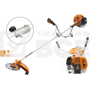 Мотокоса CARVER GBC-052MS3лс 2х-тактный 52см3 1л нож 230мм леска2.4мм