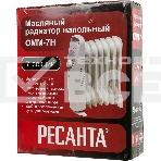 Масляный обогреватель Ресанта ОММ-7Н (7 секций) белый, 700 Вт, 10 м2, термостат 67/3/1, фото14