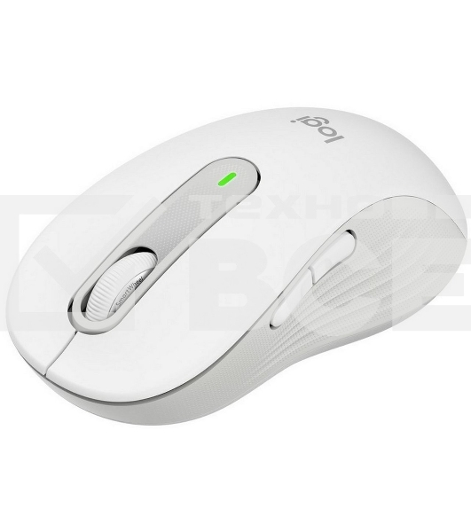Мышь беспроводная Logitech Signature M650 L белый, 4000 dpi, радиоканал, Bluetooth, USB, кнопки - 5