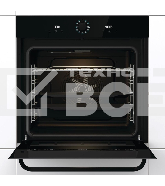 Духовой шкаф электрический Gorenje BOS67371SYB черный, встраиваемый