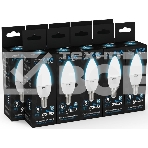 Лампа светодиодная Gauss 103101307 6.5Вт цок.:E14 свеча 220B 6500K св.свеч.бел.хол. (упак.:10шт), фото 1