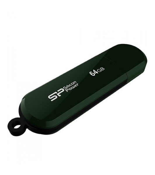 Флешка USB 64 Gb Silicon Power Lux Mini 320, USB 2.0, зеленый