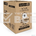 Кабель ExeGate FTP 4 пары кат.5e медь, 24AWG, экран, бухта 305м, серый, PVC, фото4