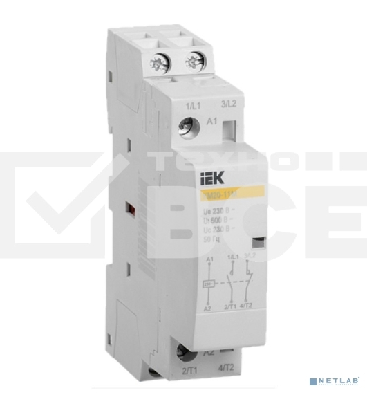 Контактор модульный КМ20-20М AC MKK11-20-20 IEK