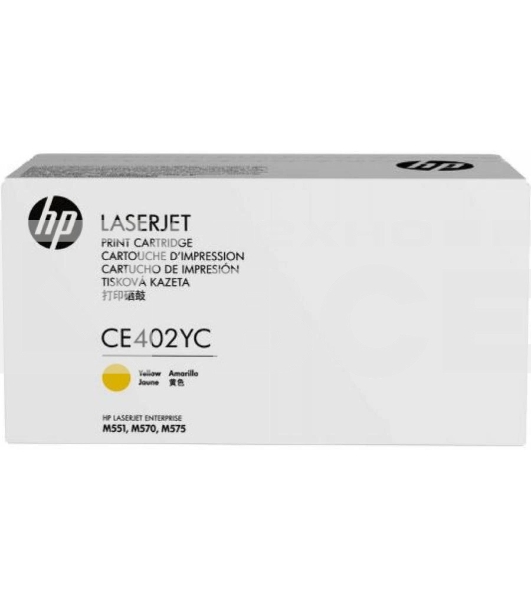 Контрактный Тонер Картридж HP 507Y CE402YC желтый (7800стр.) для HP CLJ M551/MFP M575