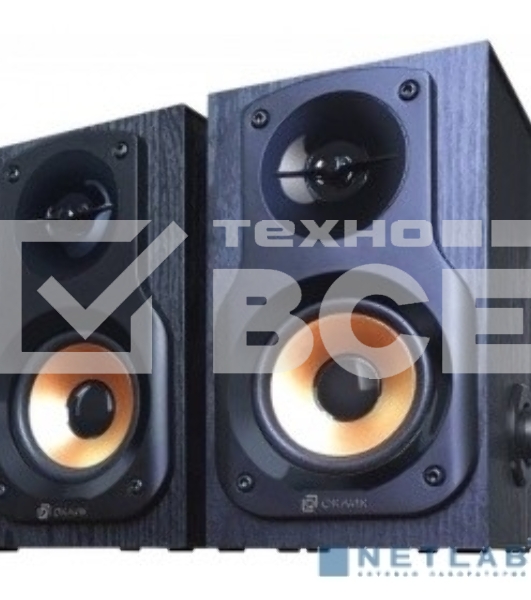 Колонки Oklick OK-162 2.0 темное дерево 8Вт
