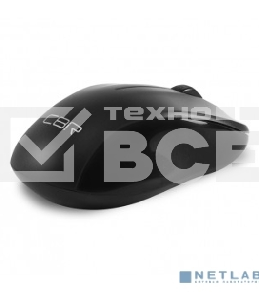 Мышь беспроводная CBR CM 410 черный, 1000 dpi, радиоканал, USB, кнопки - 3