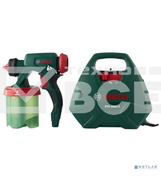Краскопульт Bosch PFS 3000-2 650Вт бак:1000мл 300мл/мин