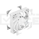 Кулер для корпуса PCCooler F5R120 белый (120x120x25mm, 4-pin PWM, 86.73CFM, 32dBA, 2200RPM), фото4