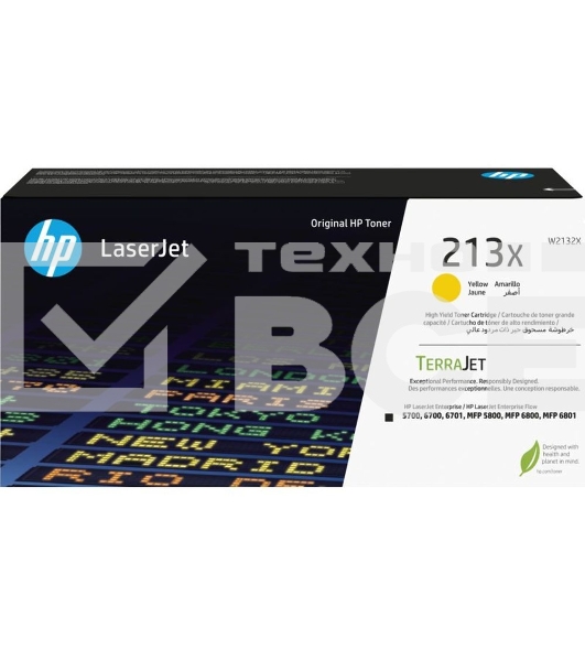 Картридж лазерный HP 213X Yellow High Yield Original LaserJet Toner Cartridge