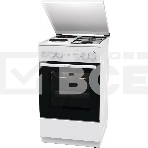 Комбинированная плита Gorenje GK5A12WG, полезный объем 68 л, очистка паром AquaClean, сводчатая форма духовки, механическое управление, электроподжиг, цвет белый, фото13