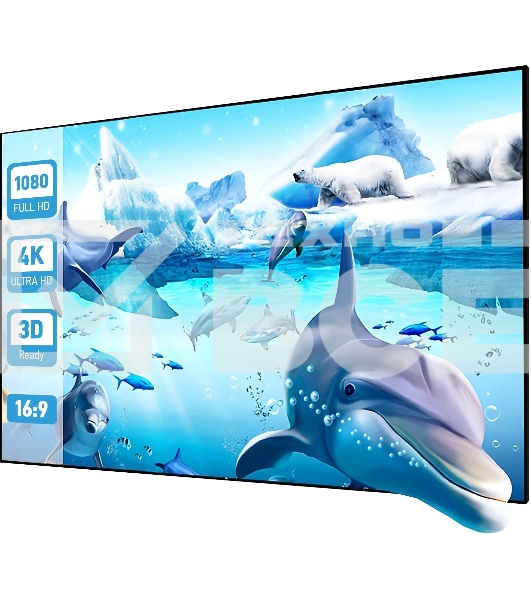Экран на раме Cactus 127x224см Alr Expert CS-PSALRE-224X127-MM магнитное крепление 16:9 настенный натяжной черный