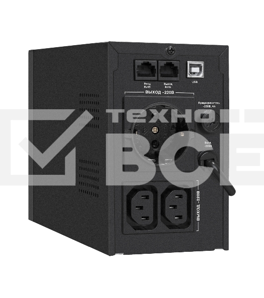 Источник бесперебойного питания ExeGate SpecialPro UNB-650.LED.AVR.1SH.2C13.RJ.USB