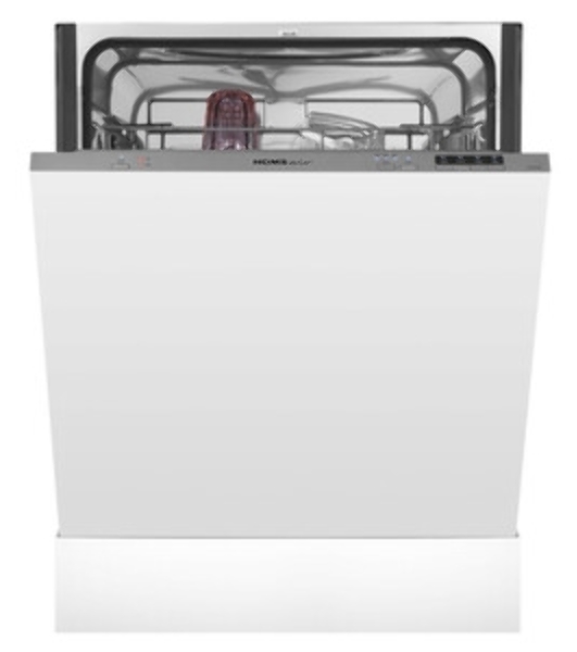 Встраиваемая посудомоечная машина HOMSair DW64E, серебристый, 59.8 см, 12 компл., 49 дБ, класс A++