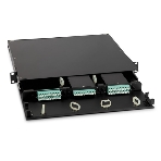 Модульная панель Hyperline, OS2 9/125, 12 х LC, Duplex 120х32, для FO-19BX, черный, фото4