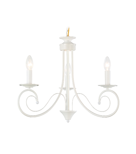 Светильник Ambrella light TR9605/3 WH белый E14/3 max 40W D560*650